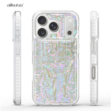 适用于苹果17手机壳珍珠贝母手机壳iphone17promax创意手机壳磁吸