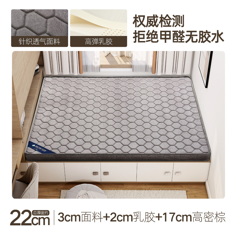 그레이 니트 모델 [3E 글루프리 브라운 + 타이 라텍스] 22cm 두께