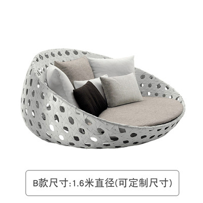 Silla al aire libre Cama de pájaros Cama de jaula de pájaros Silla de caña Patio Balcón Cama de nido de pájaros Piscina Terraza al aire libre