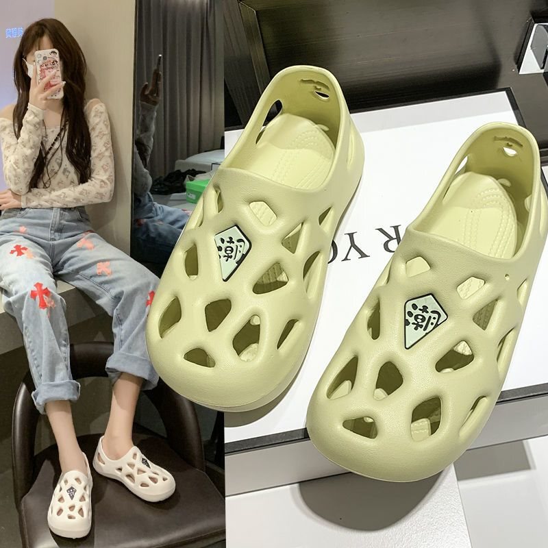 Women's Clogs for Medical Staff, Operating Room, Beach, High-Heeled, Thick-Soled, Office, Closed-Toe, Summer New Style, Outdoor Sandals for Women Women's Clogs for Medical Staff, Operating Room, Beach, High-Heeled, Thick-Soled, Office, Closed-Toe, Summer New Style, Outdoor Sandals for Women