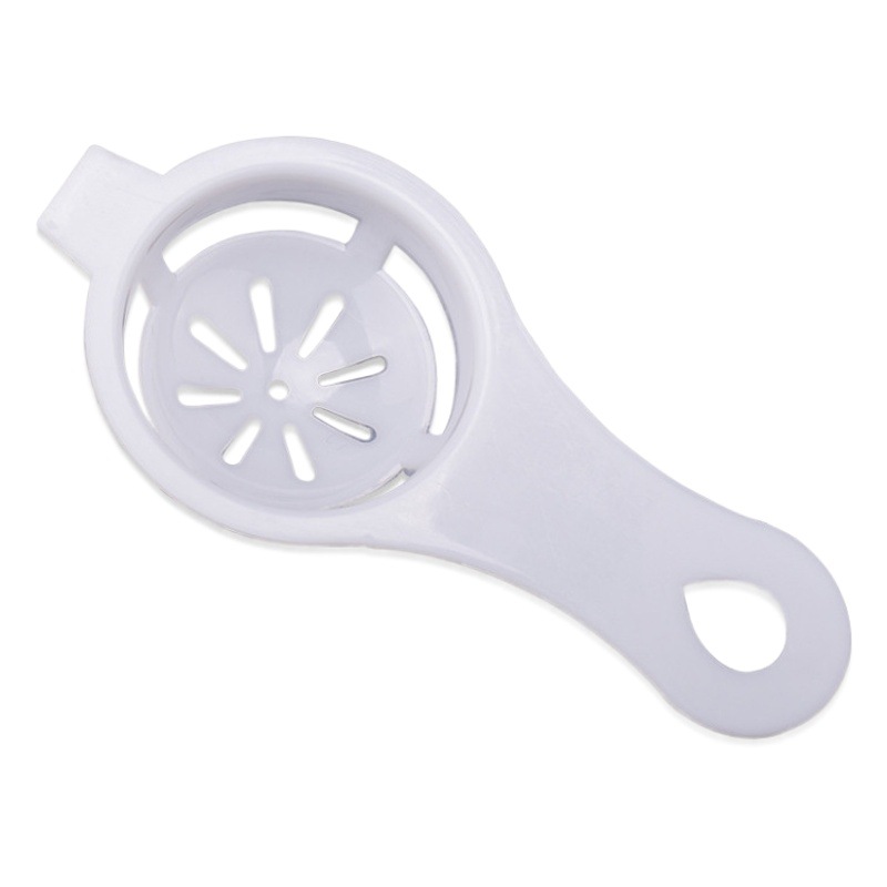 Factory price direct supply kitchen household egg white funnel spoon baking tool egg liquid filter plastic egg white separator