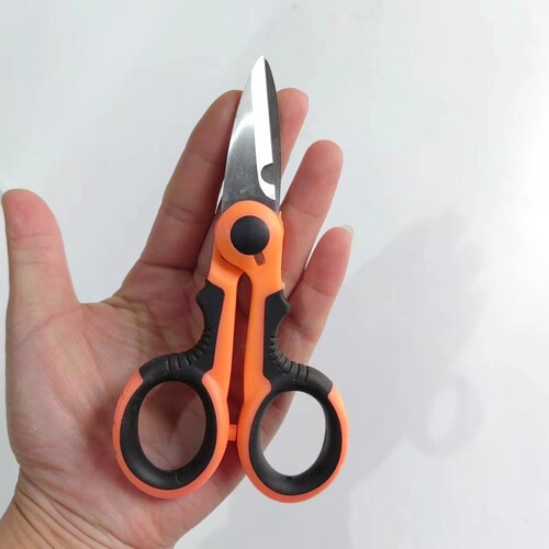 Stainless steel serrated fishing scissors, lead tape scissors, Dacron line scissors, fishing gear accessories wholesale