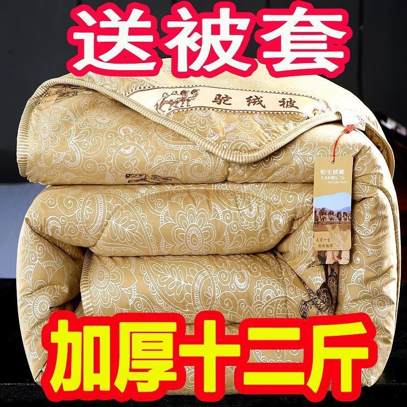 Super Hot Camel quilt thickening keep warm winter Camel hair The quilt core student dormitory Quilt Double spring and autumn