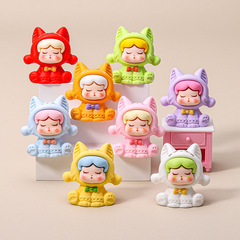 感触ペイント SP エジプト猫樹脂立体人形漫画 DIY キーホルダーアクセサリー車のペンダントデスクトップ装飾品