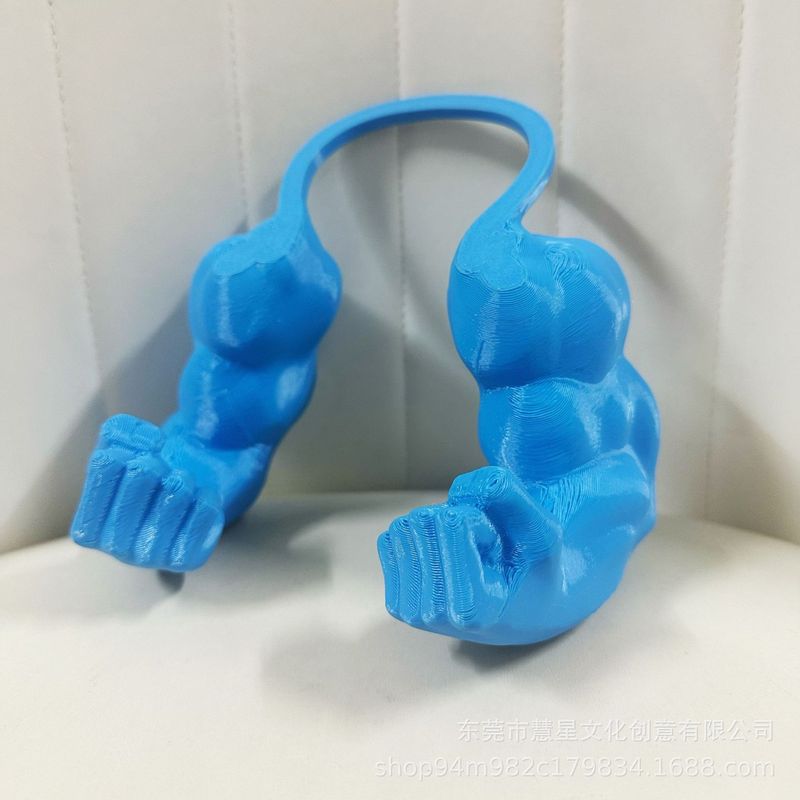 跨境爆品Creative Green Giant arm 3D打印恶搞宠物道具挂脖手臂|undefined