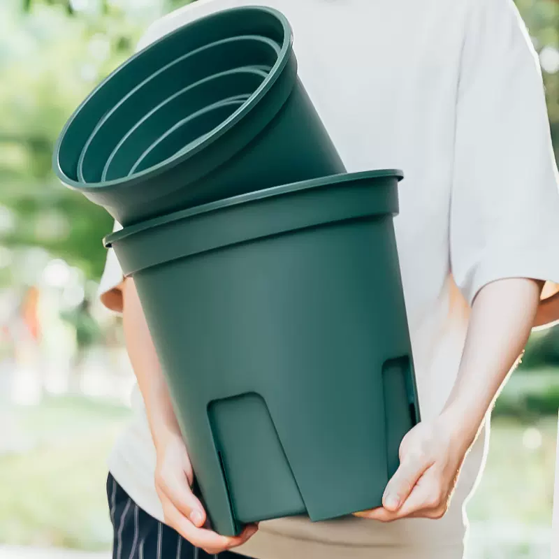 多规格控根加仑盆圆形塑料花盆阳台种花种菜多肉花盆绿植花盆园艺