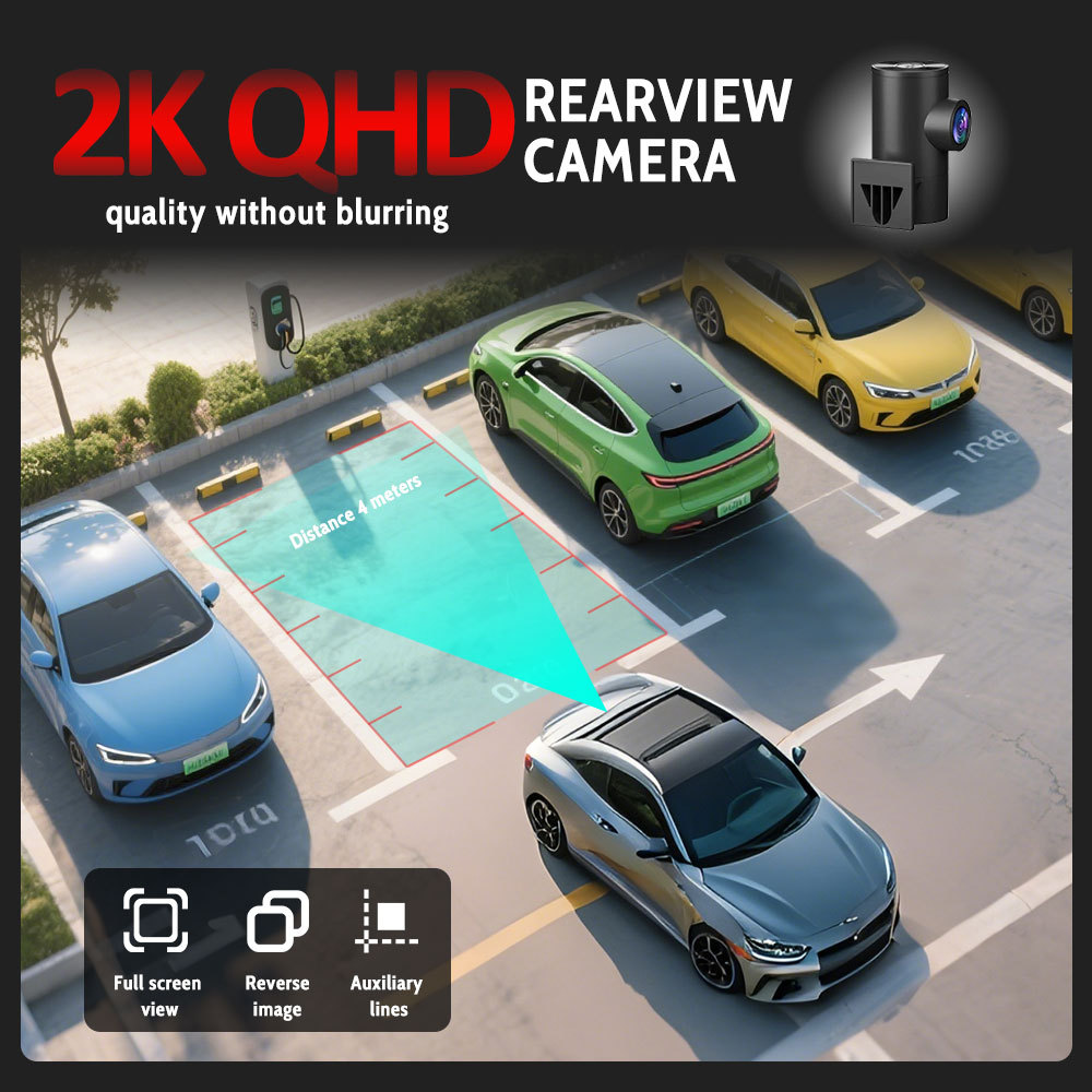 2026 New Model Dual-Recording 4K Dash Cam High-Definition Adas Loop Recording 3.2inch Gps Car Recorder