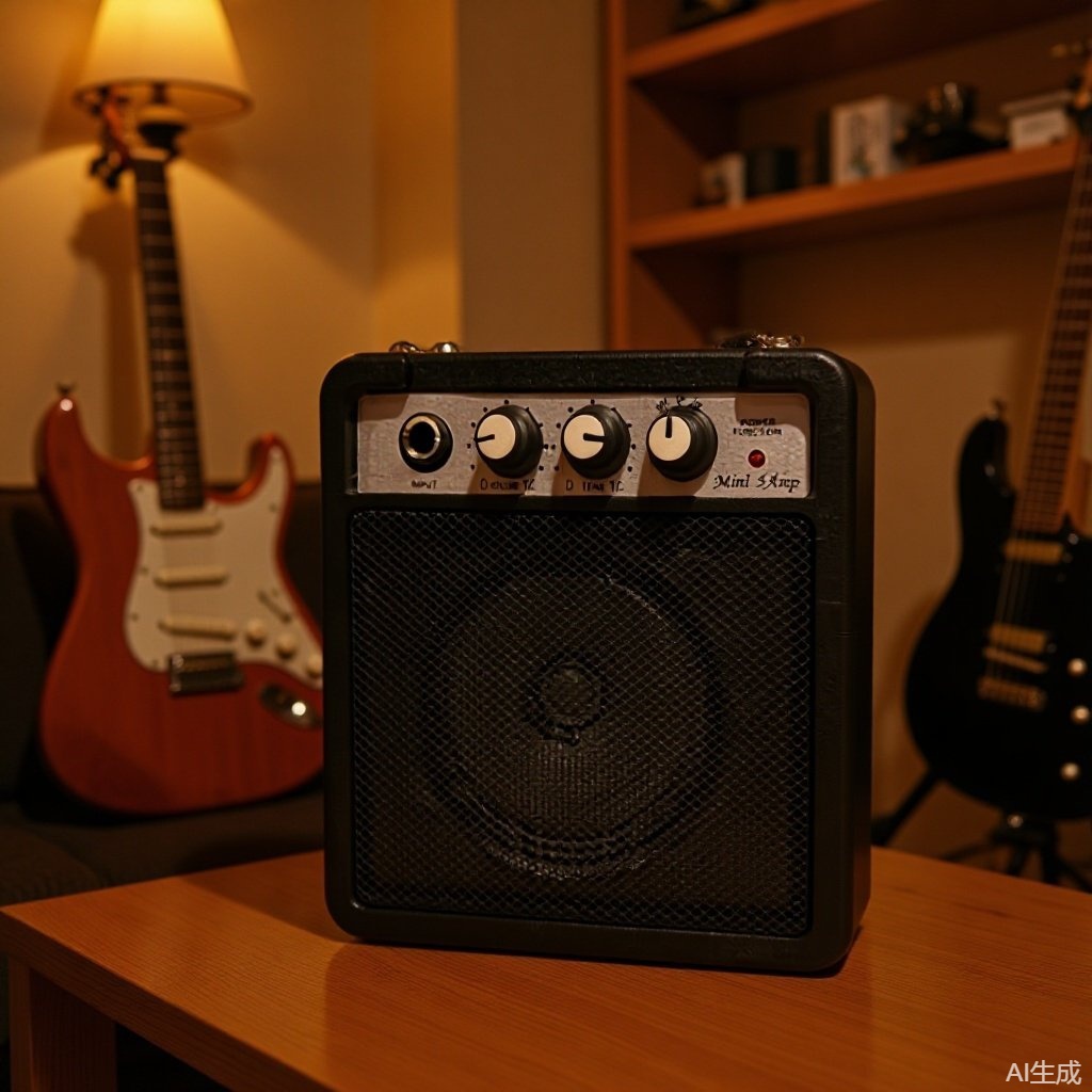 5W mini elektrogitar amplifikatori - boshlang'ich uchun