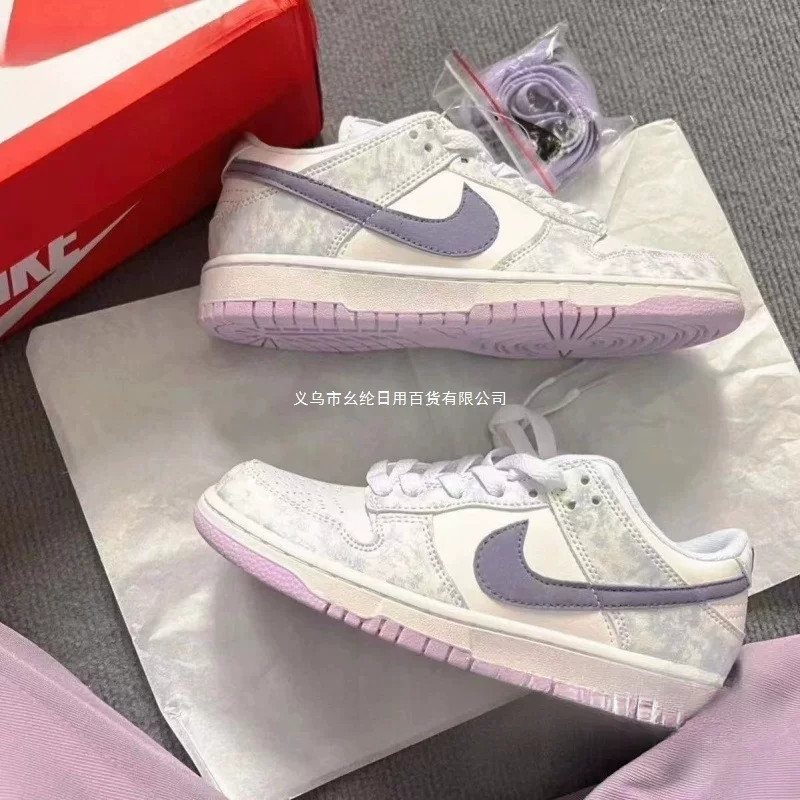 Скейт-кроссовки DUNK Lavender, унисекс, кампусные повседневные для студентов и отдыха