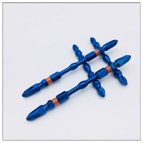 Chengzhou K5 sapphire blue series bit electric screwdriver wind batch magnetic circle cross bit screwdriver head
