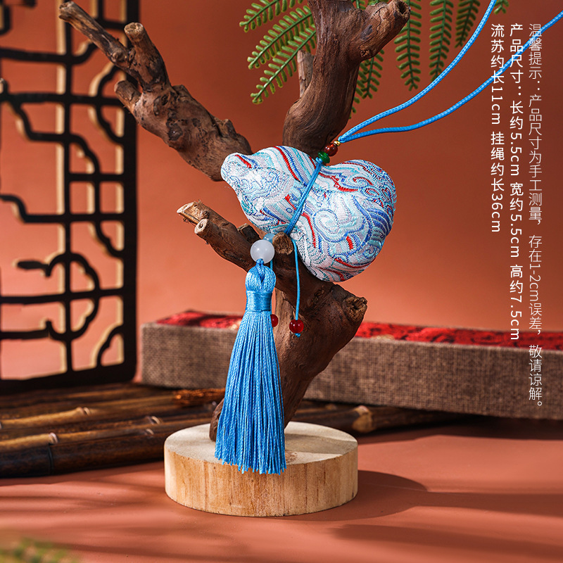 古风葫芦香囊刺绣挂件平安祈福挂件香包节日活动礼品车载挂香包|undefined
