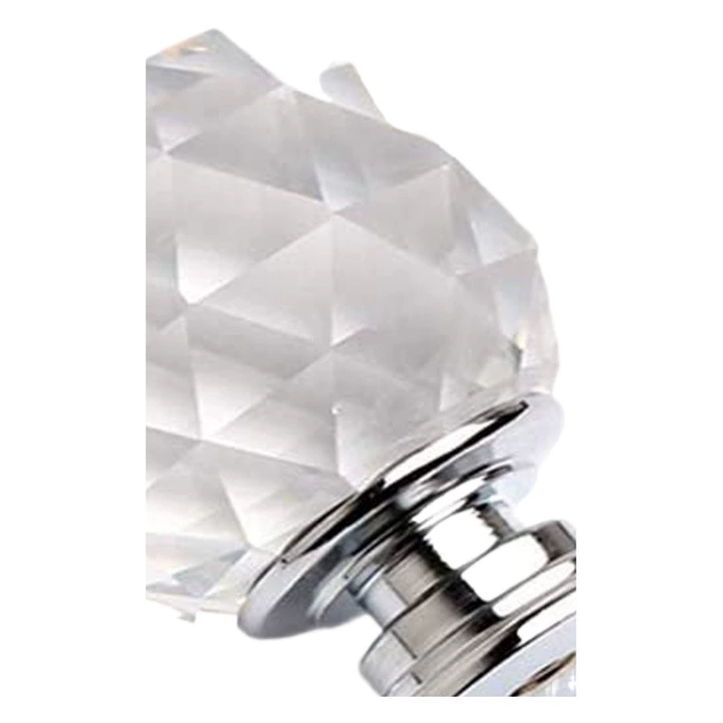 Цветные 30 мм хрустальные ручки европейский стиль шкаф ящик шкаф двери Вэньчжоу ручки с одним отверстием мебельная фурнитура прозрачный цвет