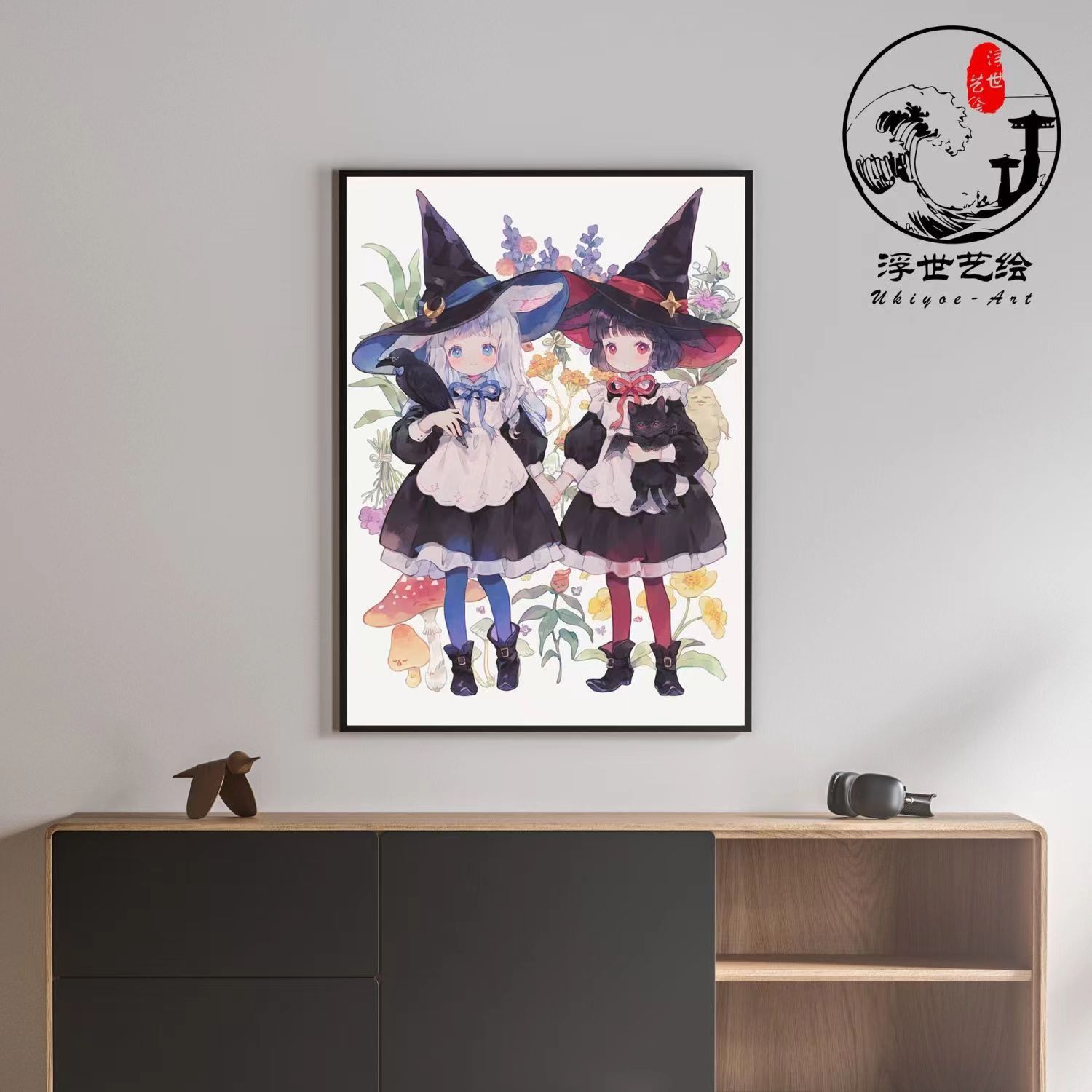 DIY pintura al óleo digital para colorear pintura linda chica corazón secundaria japonesa dibujos animados ins graffiti hecho a mano