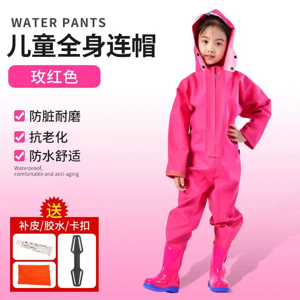 Children's red overall