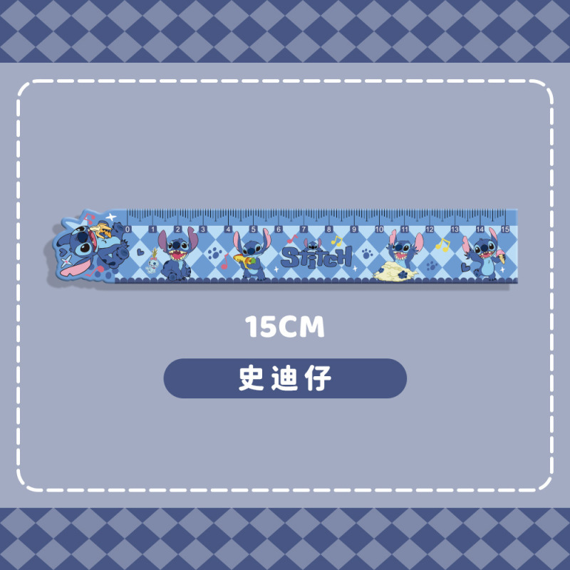 ラブブー定規 小学生向け かわいい漫画アクリル定規 高価値 子供用 クリエイティブ文具 波|undefined
