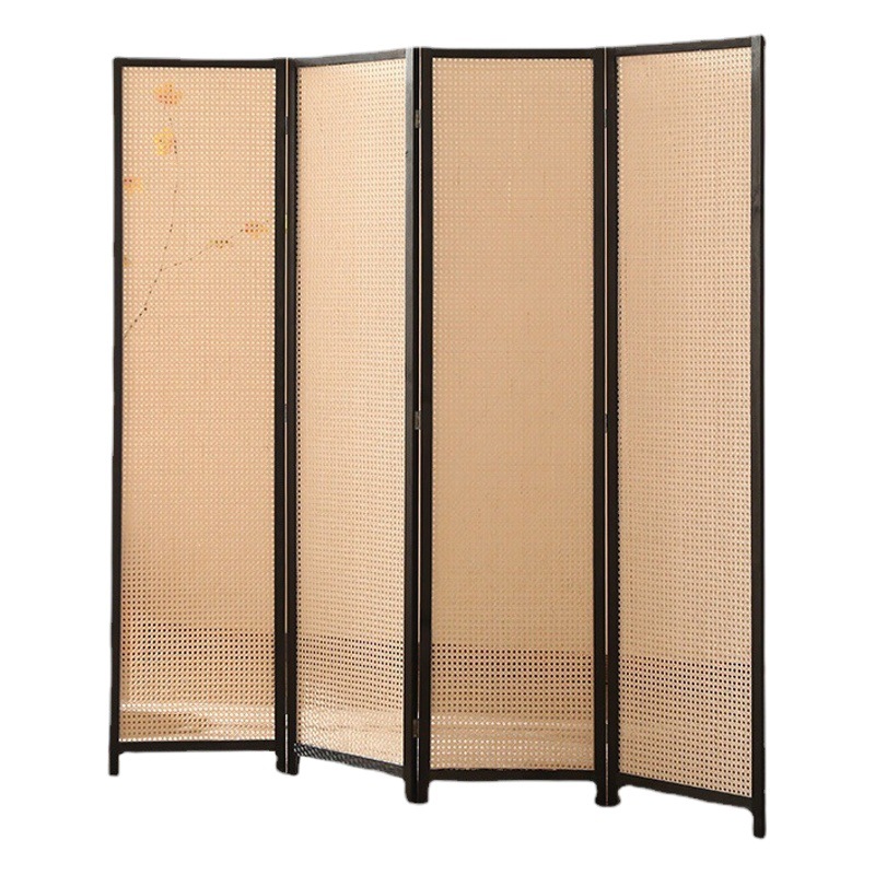 Wholesale Rattan Mat Screen Partition for Bedroom, Foldable for Living Room, Hotel, Office, Rattan Woven Home Decor, Entryway, Foldable and Portable