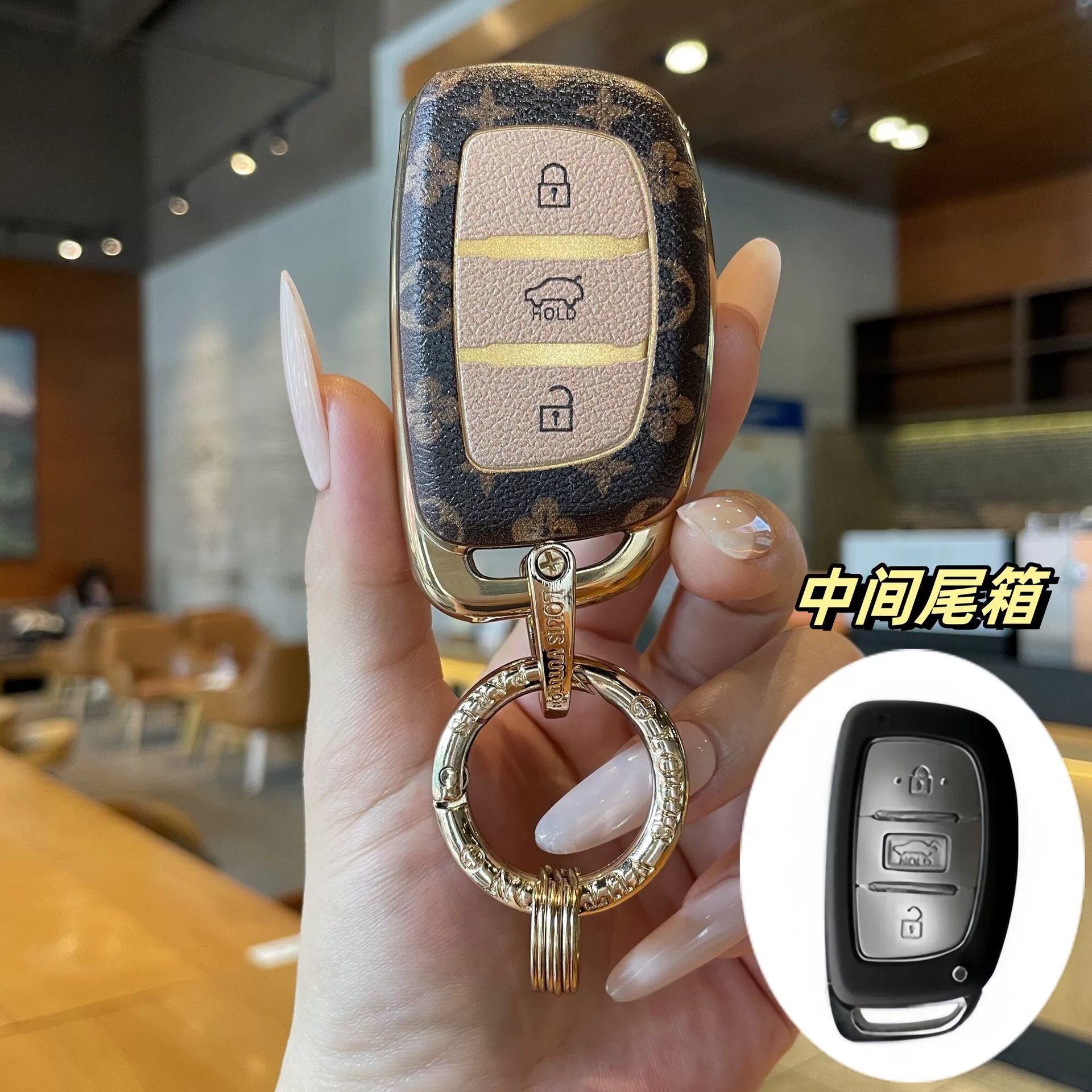Ключевой чехол Hyundai ix35/ix25, новый Festa знаменитая картинка, Musa, легкая роскошь, Sonata против падения, Wins Daangsino