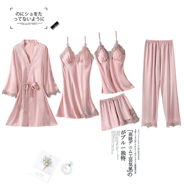 Forging silk silk set-pink water-soluble flower