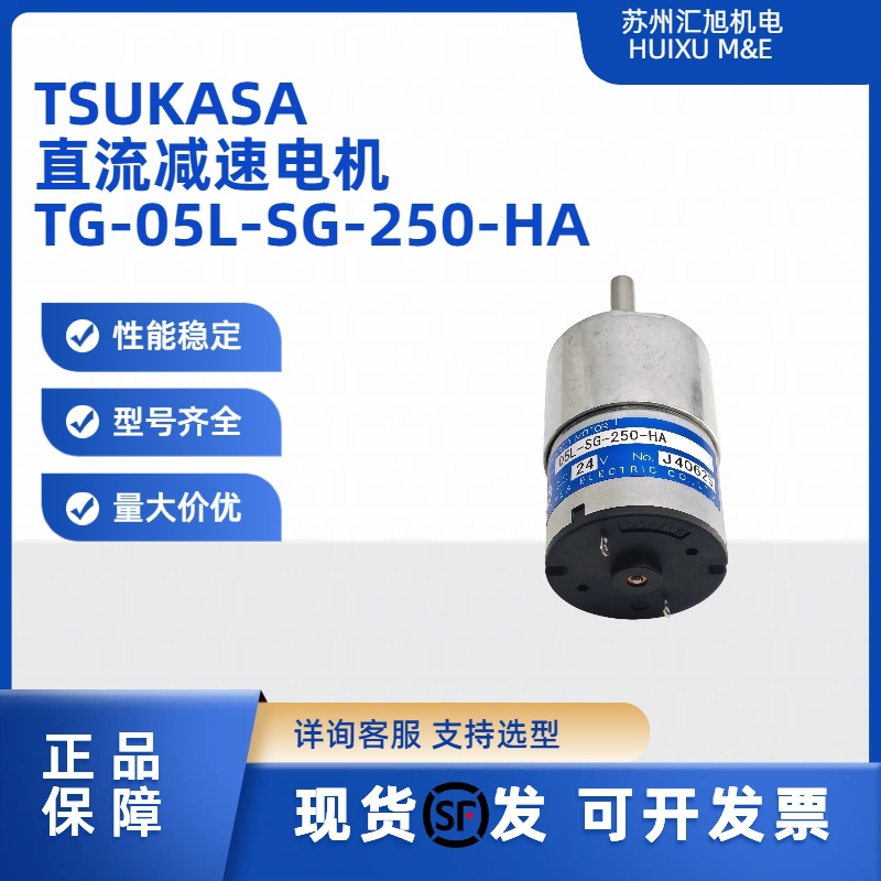 TSUKASA驰卡沙全新直流电机TG-05L-SG-10-KA TG-05L-SG-250-HA