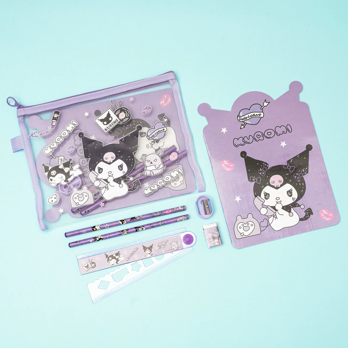 Sanrio, карман канцелярские товары, набор для учеников начальной школы, пенал для детей, подарок на день рождения, оптом