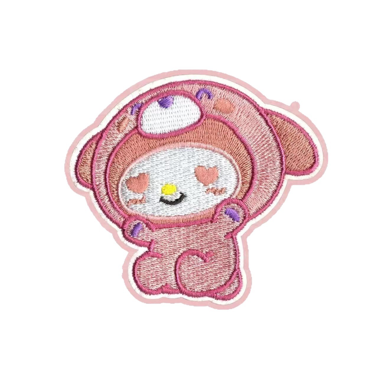Autoadhesivo dibujos animados animales bordados sello de tela pegatinas de ropa bolsas decoración pegatinas de parche diy
