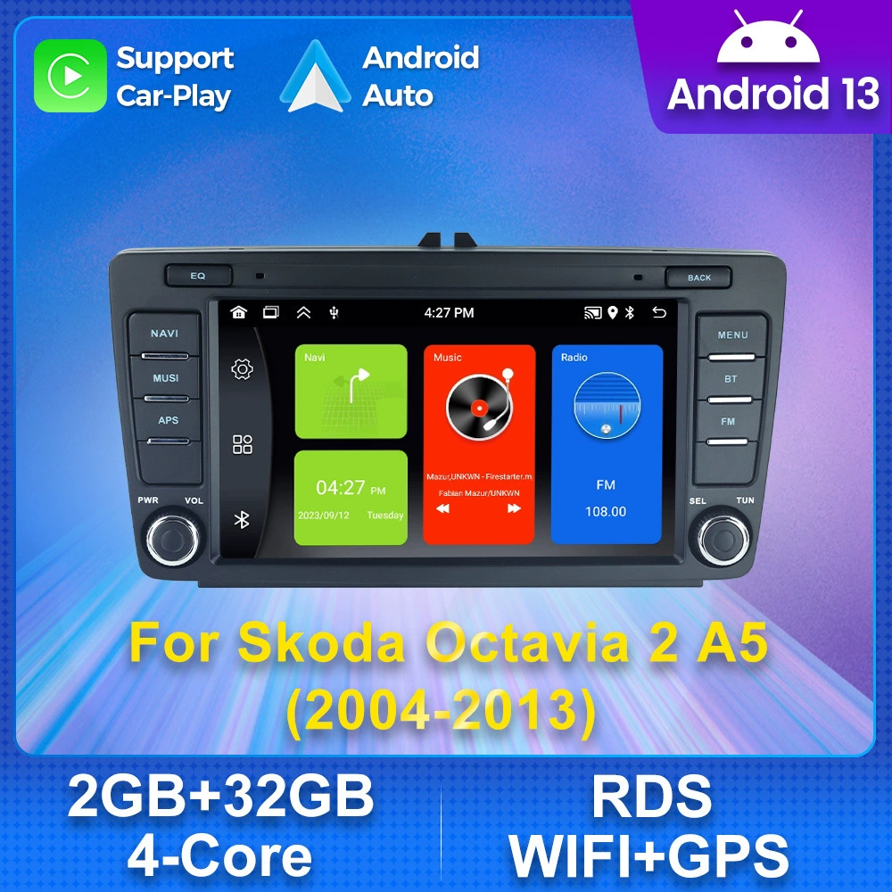 Подходит к Skoda Octavia 2 A5 2004-2013 Skoda Astringe 7" Special Android Navigation Instrument