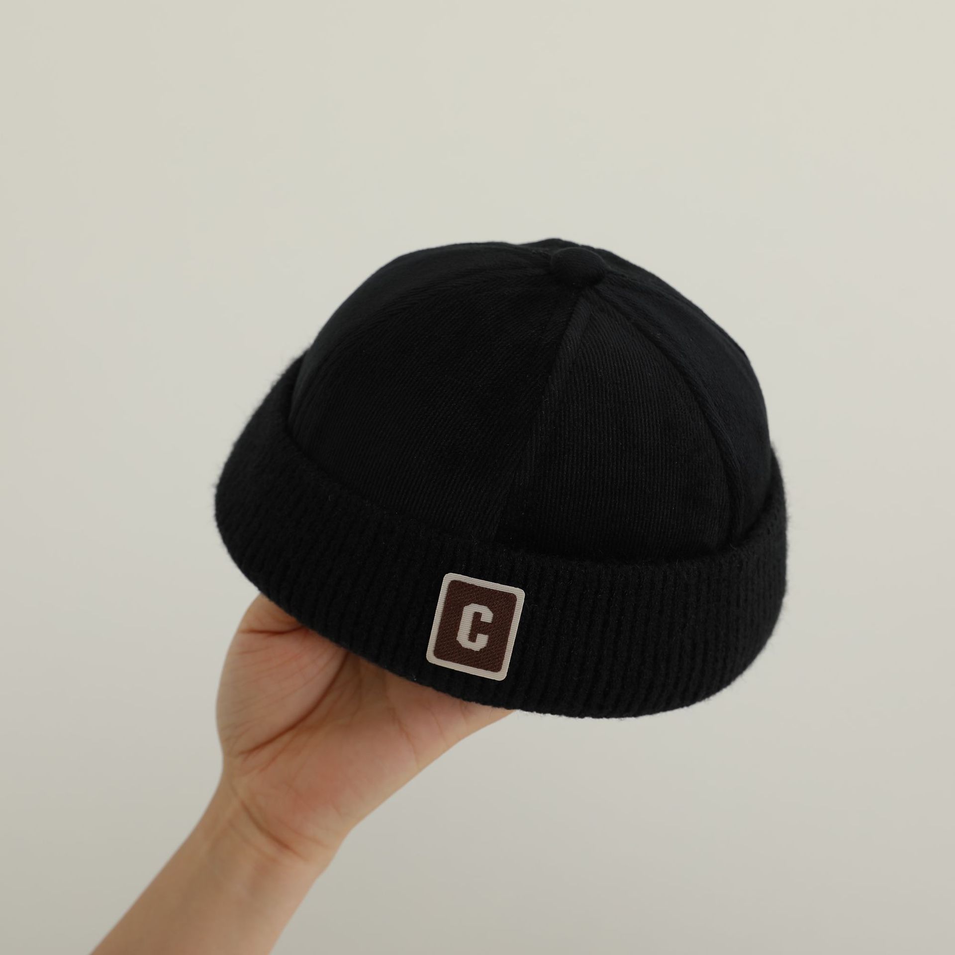 Otoño y invierno nuevo sombrero de piel de ciervo, sombrero de piel de ciervo, sombrero japonés para niños y niñas, sombrero de piel de melón, moda