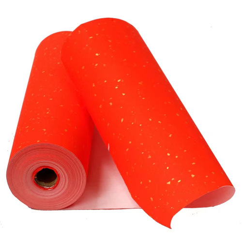Couplet paper Ten Thousand Years Red Long Scroll Spilled Gold Rice Paper Couplet Written on Big Red Paper Dragon and Phoenix Wadang Calligraphy Handwritten Spring Couplet Paper