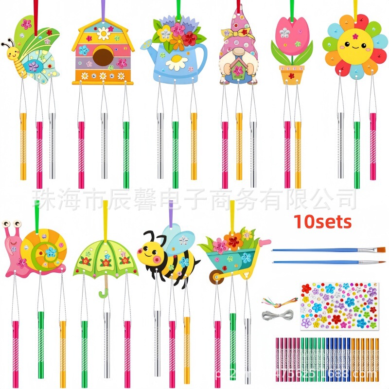 Unfinished Insect Tulip Flower Wind Chime Graffiti DIY Wooden Art Board Craft Project Party Gift Home Decor Unfinished Insect Tulip Flower Wind Chime Graffiti DIY Wooden Art Board Craft Project Party Gift Home Decor