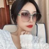 Fashionable sunglasses suitable for men and women, square sun protection cream, glasses, new collection, internet celebrity, Korean style, UF-protection