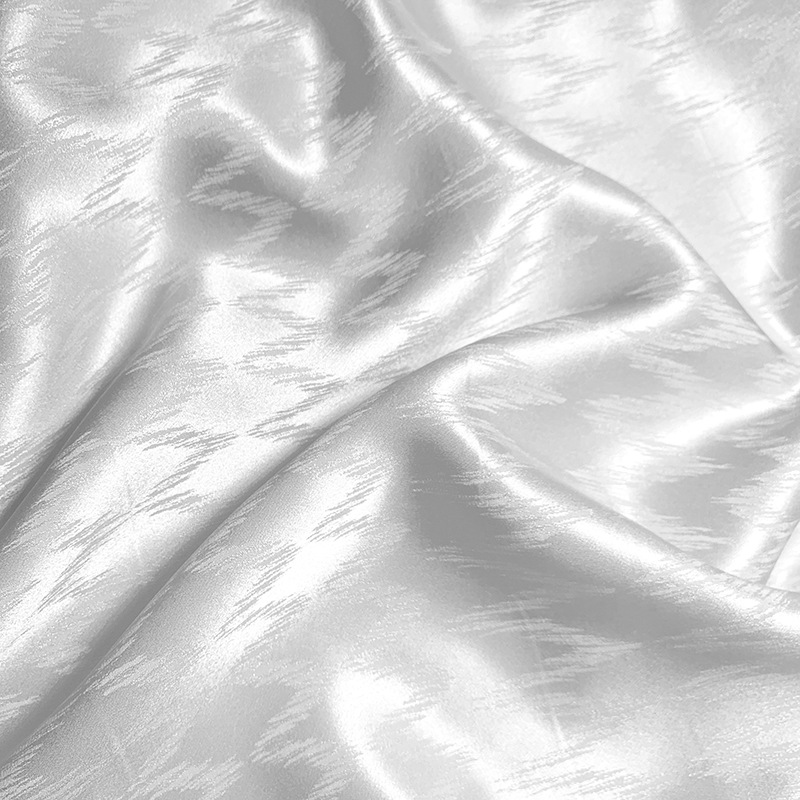 Gran onda 100% seda de seda de alta calidad tela jacquard seda brillante vestido satén chino tela cheongsam