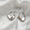 Platinum earrings