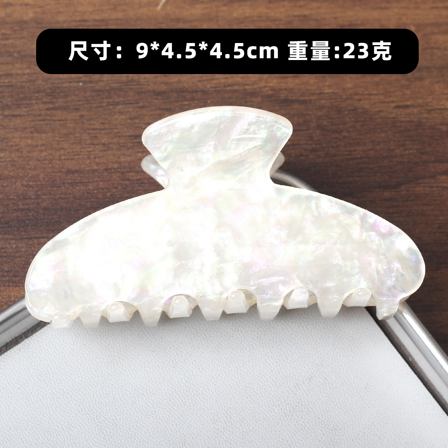 Coreana imitación de ácido acético de alto nivel estereoscópico mariposa cola de caballo clip de agarre alto cabeza de caña de invierno para mujeres cabeza fijación de dios
