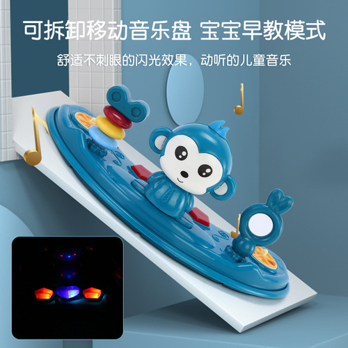 Baby walker for boys and girls, small children, anti-O-leg multi-functional anti-rollover scooter for learning to drive