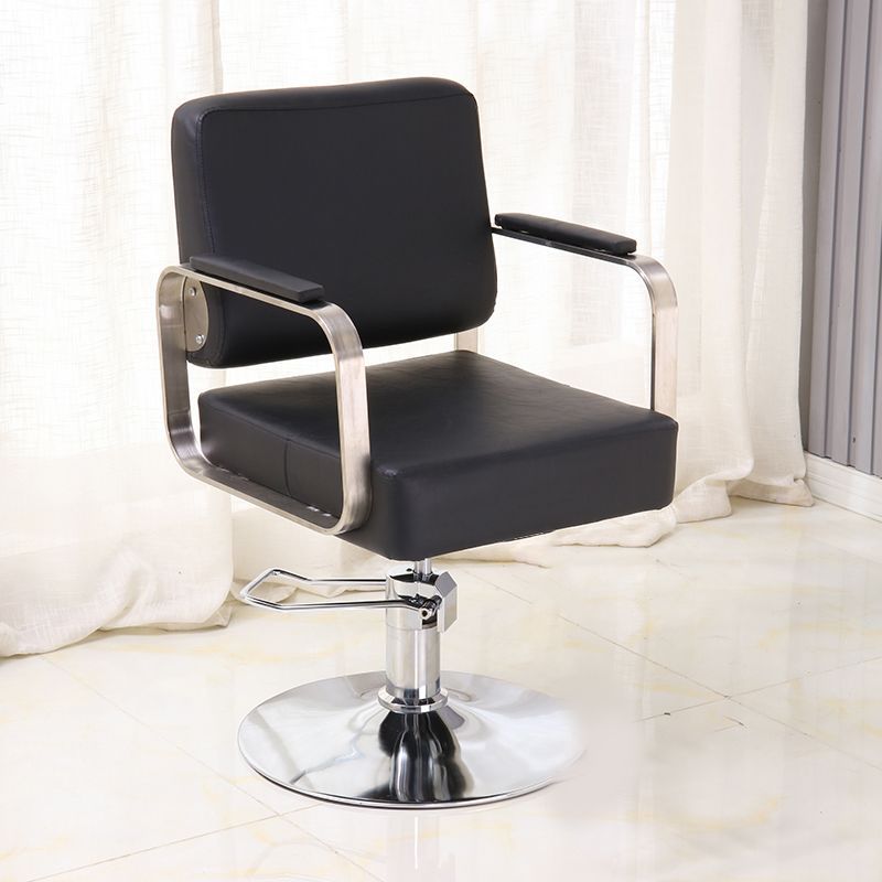 Sin pedal - asiento negro - reposabrazos plateados - disco galvanizado