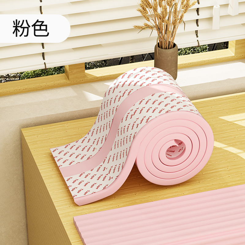 Tira anticolisión Tira protectora para el hogar del bebé alféizar de la ventana borde de la esquina almohadilla de esponja anticolisión bolsa suave espuma anticolisión etiqueta de la pared