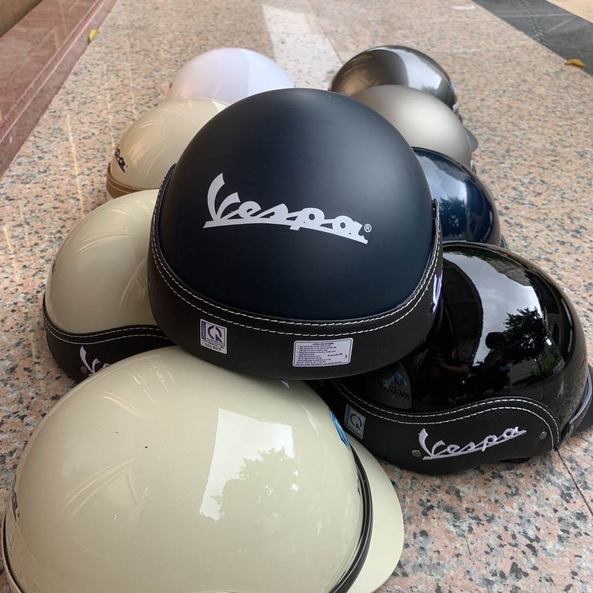 Vespa Piaggio Helmet - Original Vietnam Import - Fashionable, Lightweight