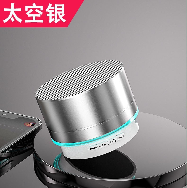 A 10金属bluetoothスピーカーミニ小型鋼砲USBポータブルノート音響屋外無線車載オーディオ|undefined