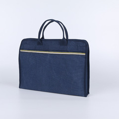 批發時尚帆布包清新文藝拉鏈文件袋牛津布簡約手提袋文件包