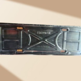 Wholesale Thickened and Hardened Car License Plate Frames for New Traffic Regulations, Vehicle Management, and Private Car Blue License Plate Frames