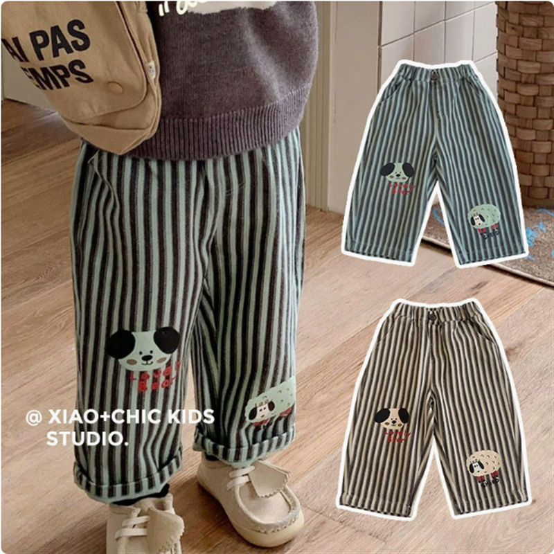 Retro children's autumn trousers for men and women