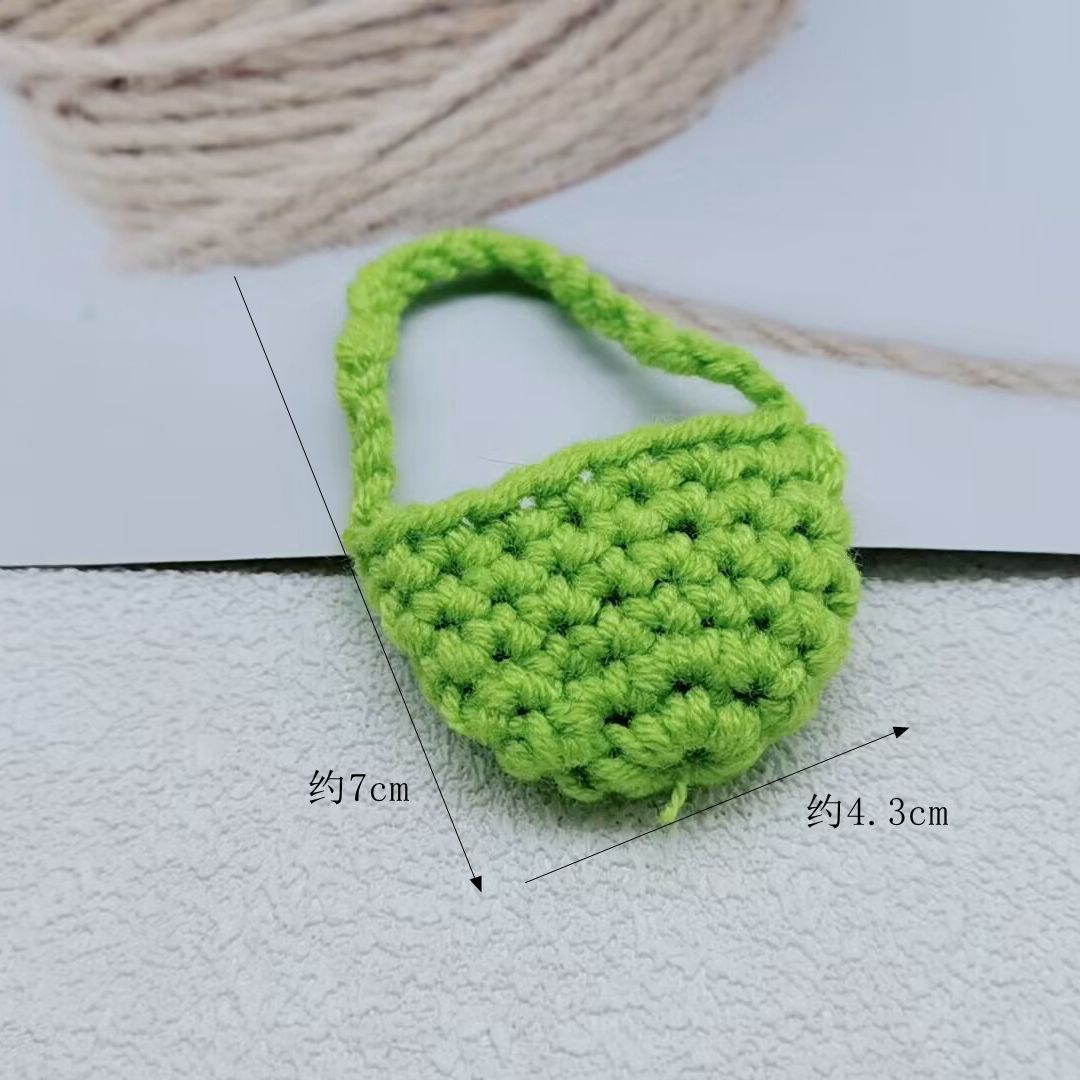 Venta caliente perro cabeza 14cm muñeco de peluche suéter colección de accesorios de ropa rabu ropa spot al por mayor