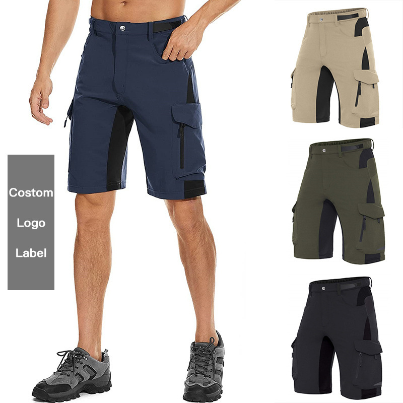 Cross-border Amazon 2024 summer men's quick-drying waterproof overalls breathable wear-resistant outdoor riding men's casual pants