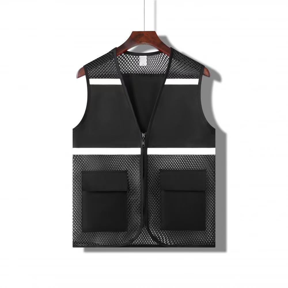 Red de pesca para campamento de verano, chaleco transpirable, camisa publicitaria, actividades para niños, chaleco reflectante voluntario, logotipo impreso personalizado