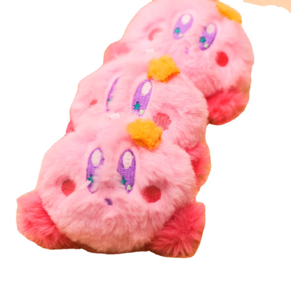 Estrella de dibujos animados japonés felpa muñeca mochila pequeño colgante muñeca llavero lindo par bolsa colgante