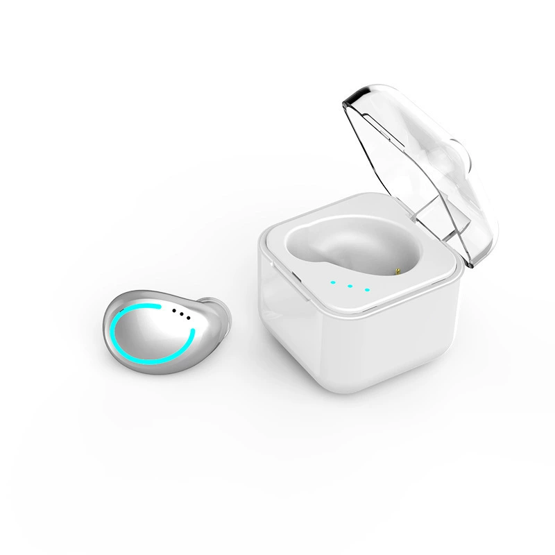 Мини-наушники в форме одного уха M‑B8, Bluetooth 5.0, CVC8.0, 50 мАч наушник + 150 мАч кейс