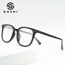 新款tr90復古防藍光眼鏡時尚黑色眼鏡架男簡約配近視眼鏡框女批發