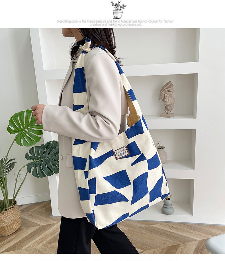 Large-capacity canvas large bag for women, 2021 new style, stylish and versatile, popular single-shoulder bag, fashionable autumn and winter tote bag undefined