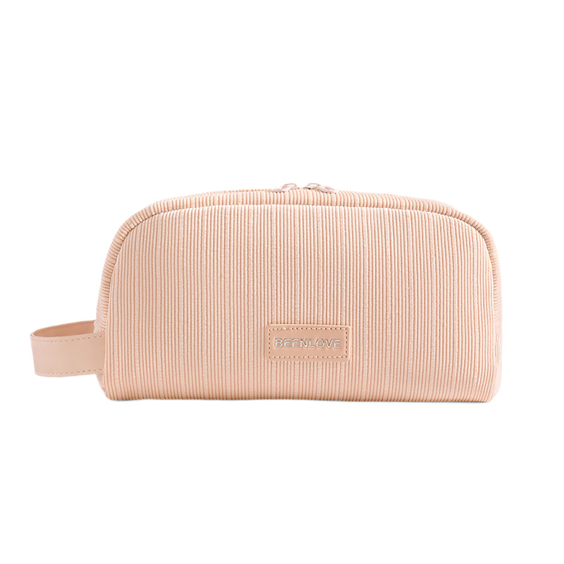 Beimei bolsa de maquillaje de gran capacidad nueva bolsa de almacenamiento de maquillaje de alto valor facial bolsa de almacenamiento de velcro de viaje bolsa de mano