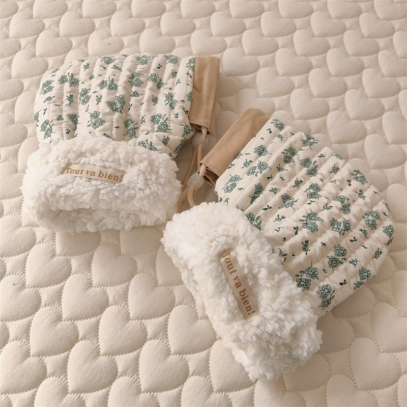 Ins Корейская версия детских скутеров перчатки с цветочным колотым теплым перчаткой для мужчин и женщин, детей, уравновешенных автомобилей велосипедные перчатки зимой